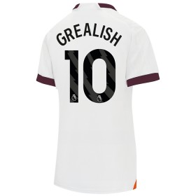 Günstige Fußballtrikots Manchester City Grealish 10 Frauens Auswärtstrikot 2023-24 Kurzarm